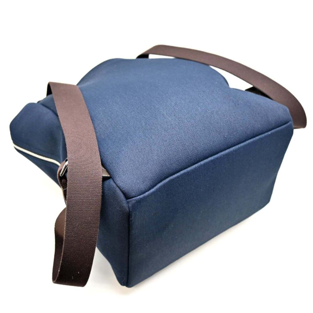 Hermes Sac de Pansage Groom Women's/Men's Backpack/Daypack, Canvas, Navy - Picture 4 of 10